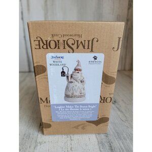 Jim Shore laughter makes the season‎ bright enesco white Woodland figure